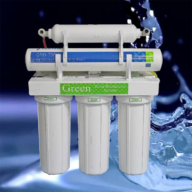 Green Reverse Osmosis System.